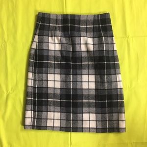 Vintage plaid skirt